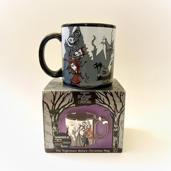 VTG Disney Tim Burton's Nightmare Before Christmas Mug with Box - Picture 1 of 14